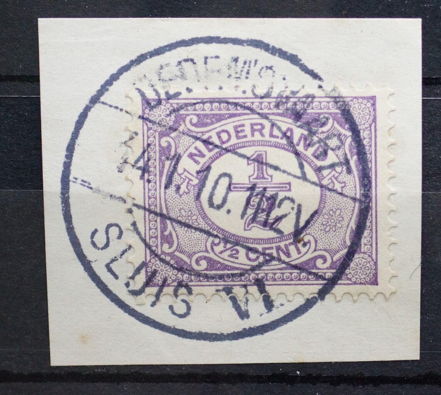 Dedemsvaart Sluis VI op NVPH 50 - vrij zeldzaam Dedemsvaart Sluis VI op NVPH 50 - vrij zeldzaam