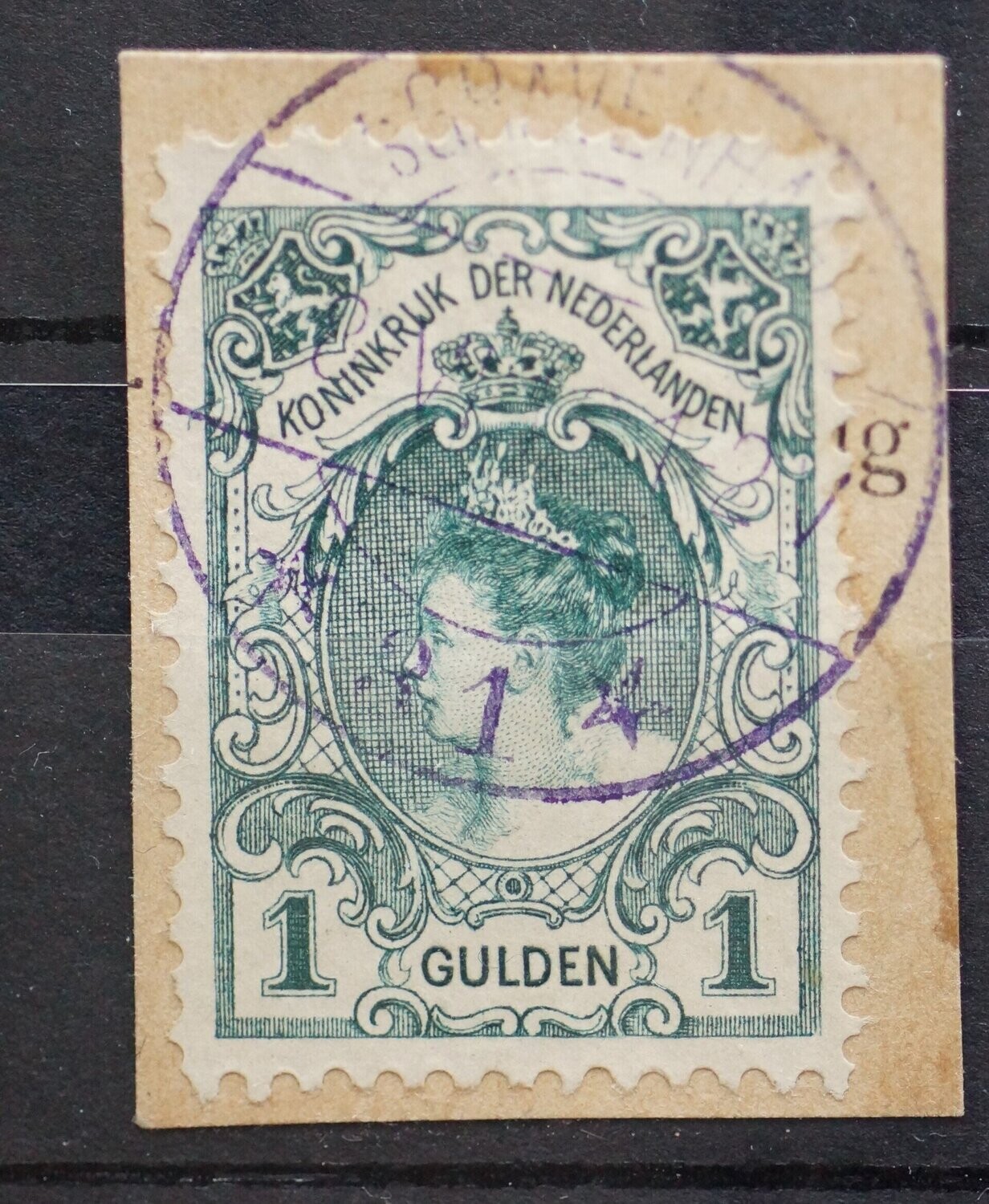 sGravenhage 31 (violet) op NVPH 77 - vrij schaars