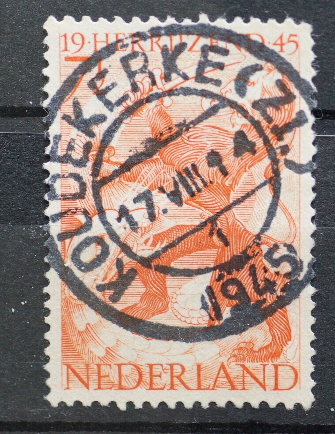 Koudekerke (Zl.) 1 - open 4 van 1945 - op NVPH 443 - vroegst bekende datum Koudekerke (Zl.) 1 - open 4 van 1945 - op NVPH 443 - vroegst bekende datum