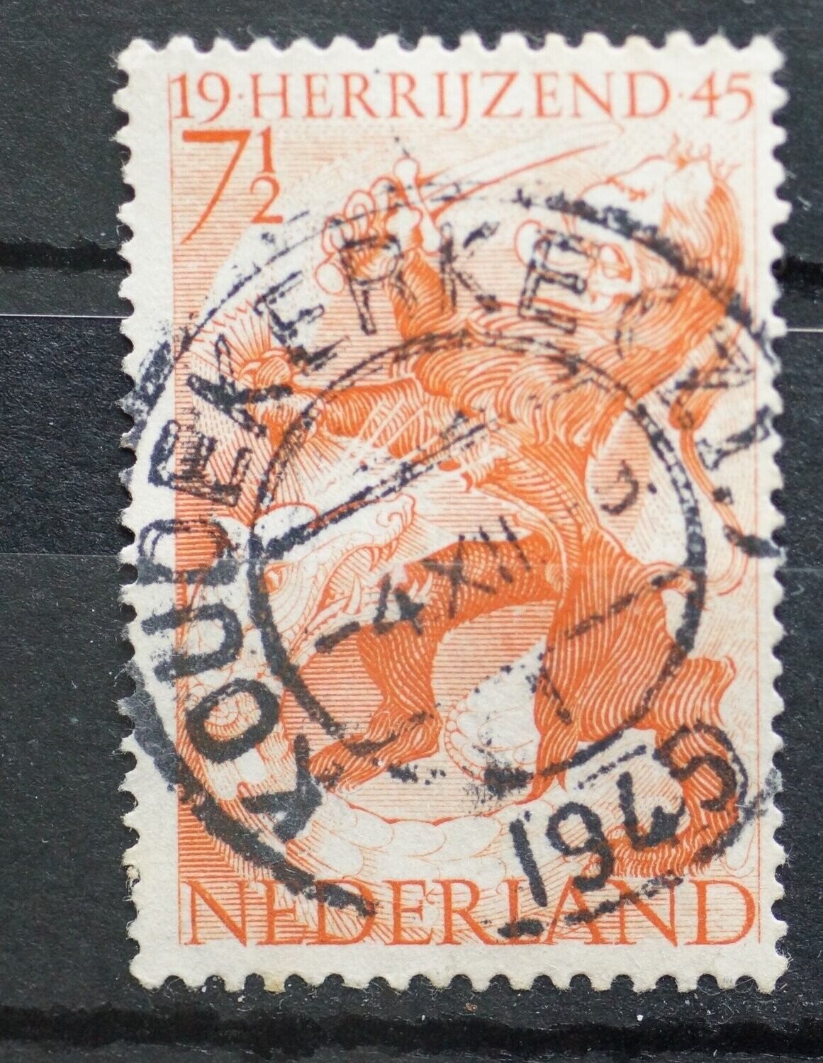 Koudekerke (Zl.) 1 - open 4 van 1945 - op NVPH 443