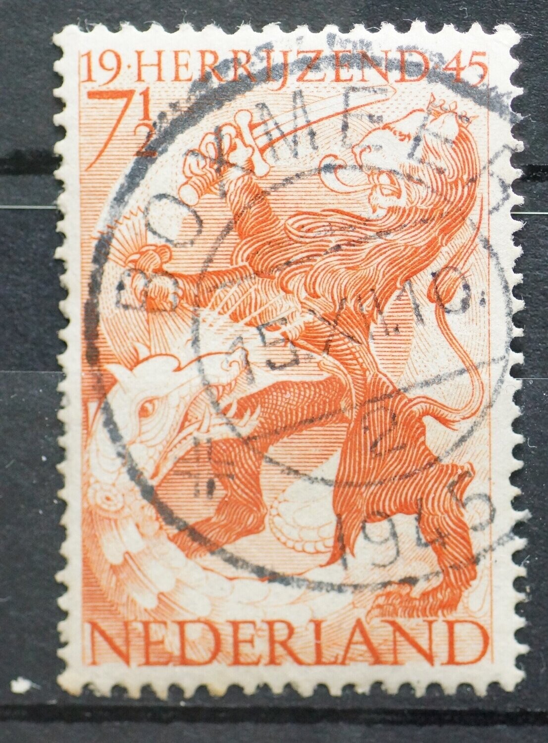 Boxmeer 2 - open 4 van 1945 - op NVPH 443