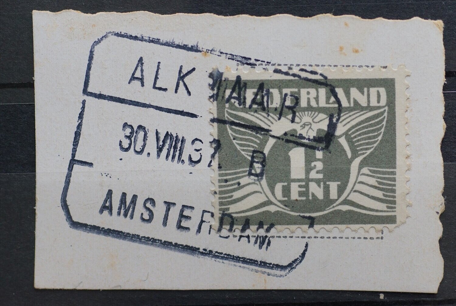 Alkmaar - Amsterdam B op NVPH 172 (fraai)