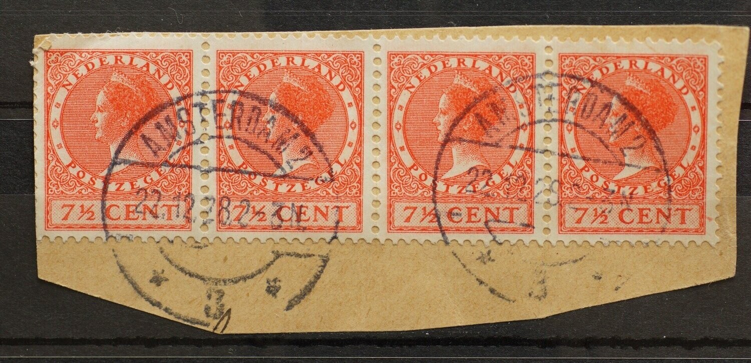 Amsterdam 2  3 op NVPH 180 (strip)