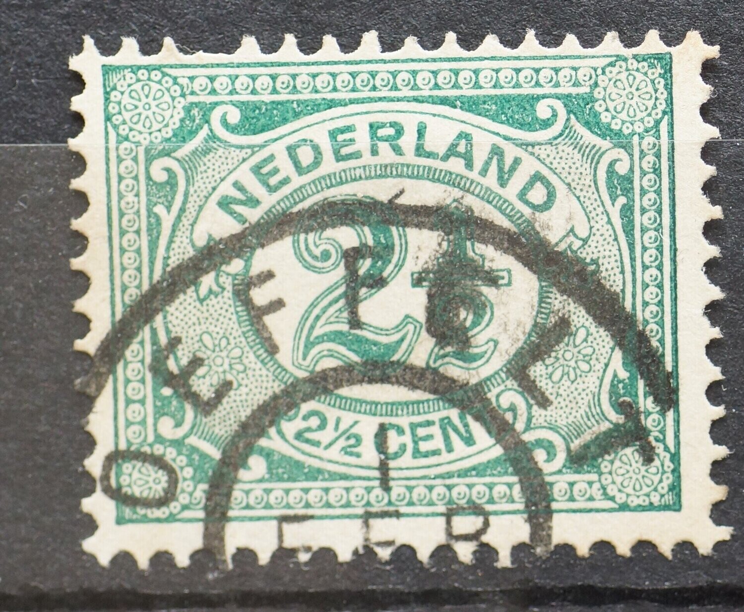 Oeffelt op NVPH 55 - schaars