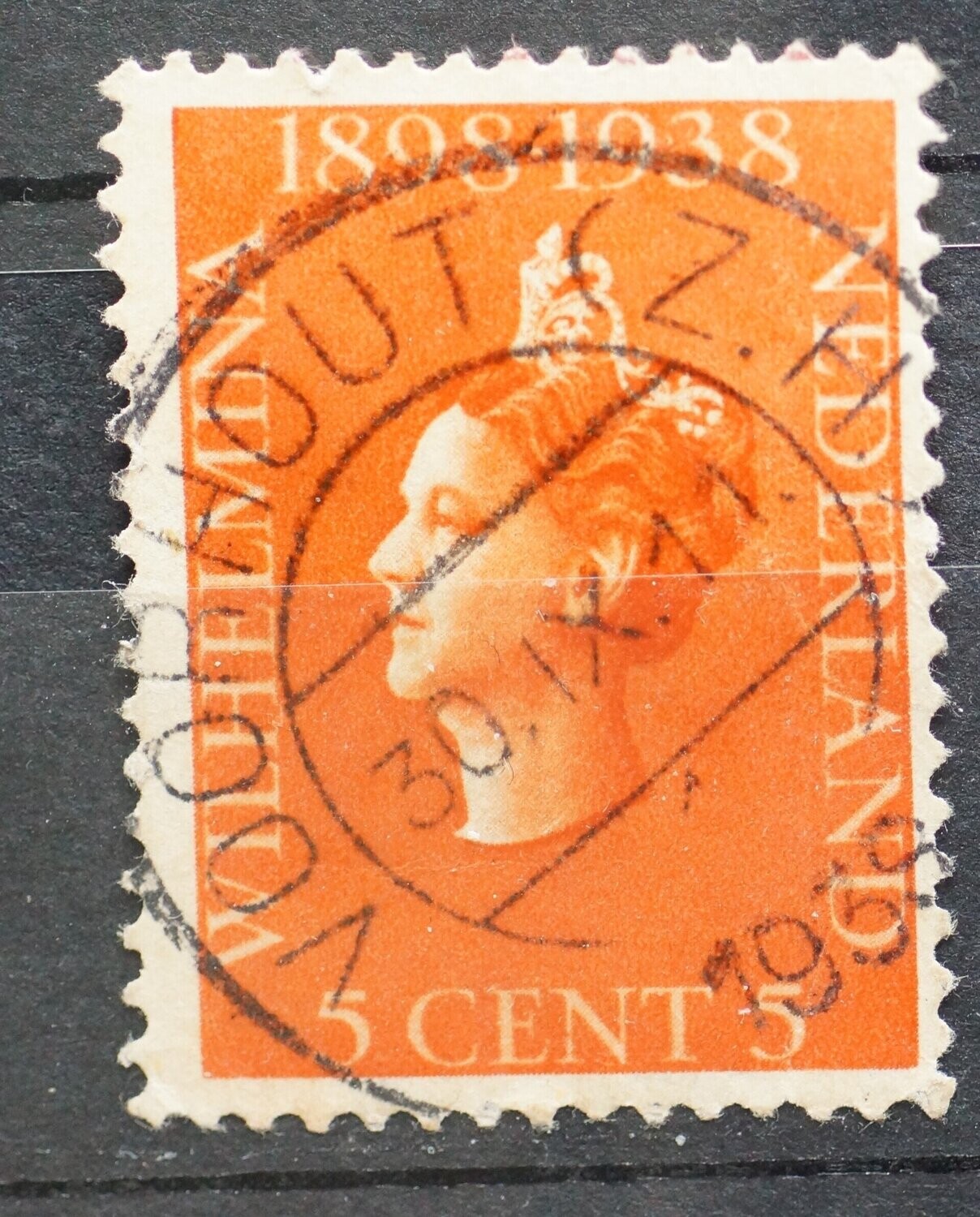 Voorhout (Z.H.) 1 op NVPH 311 Voorhout (Z.H.) 1 op NVPH 311