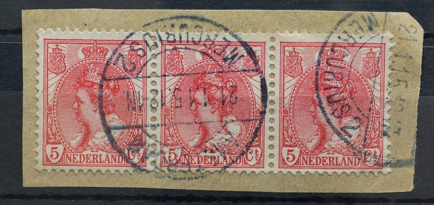 Amsterdam Mercurius 2 op NVPH 60 (strip)