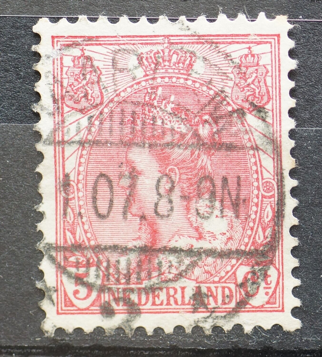 Amsterdam 5 op NVPH 51 (2x)