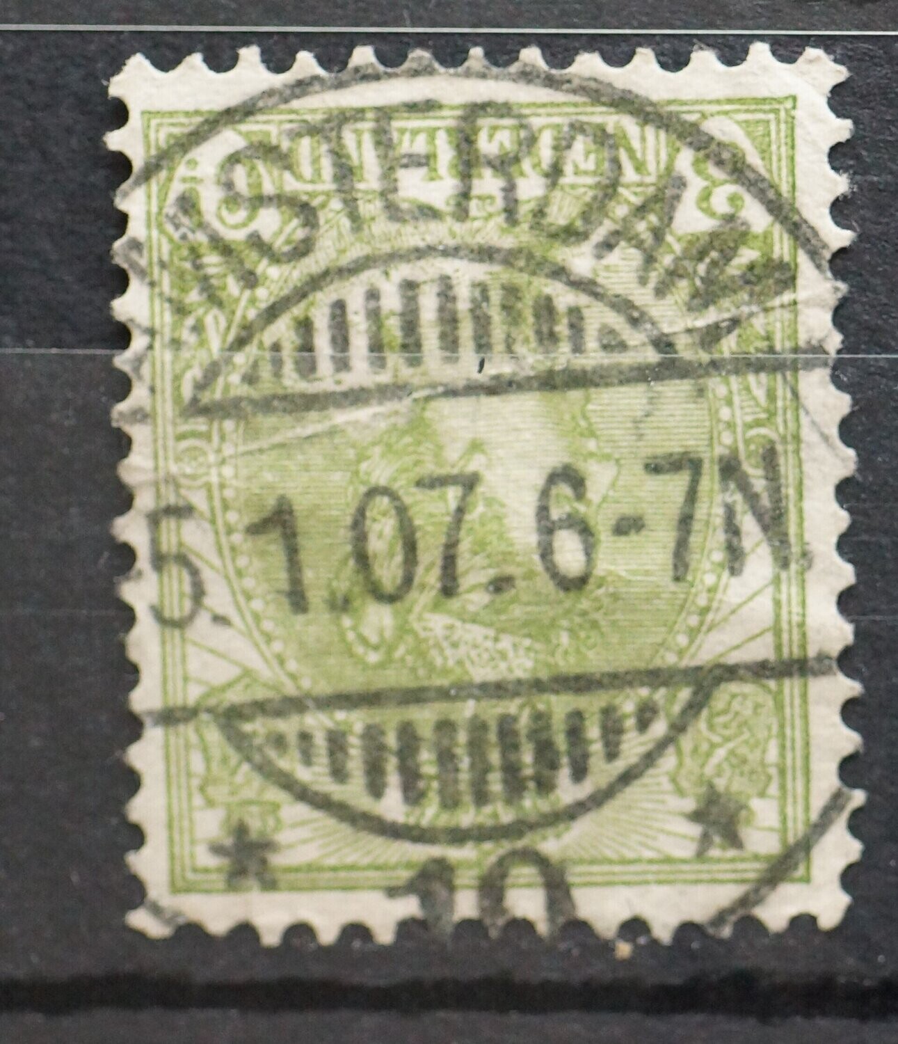 Amsterdam 10 op NVPH 57 (fraai)