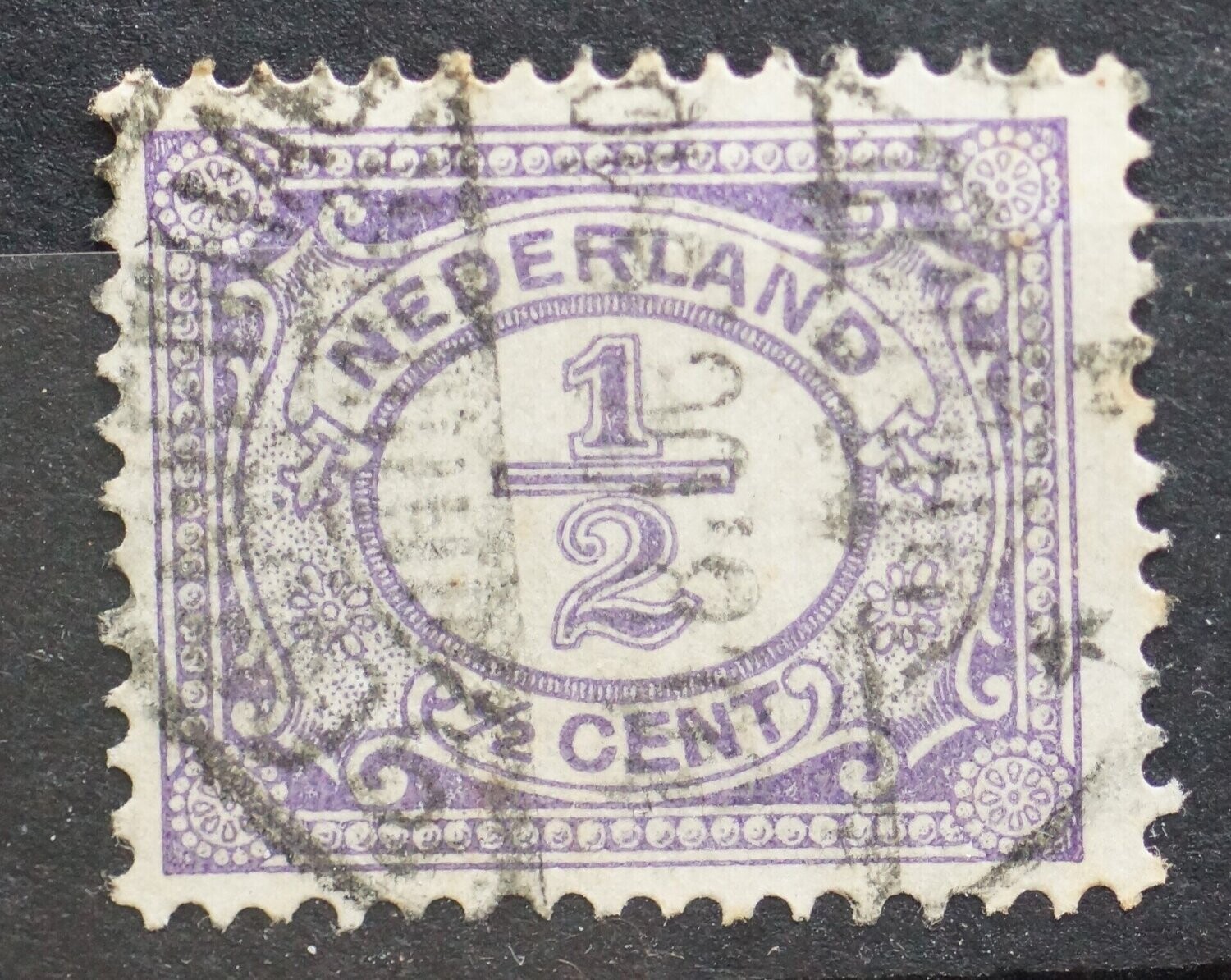 sGravenhage 1 op NVPH 50 sGravenhage 1 op NVPH 50