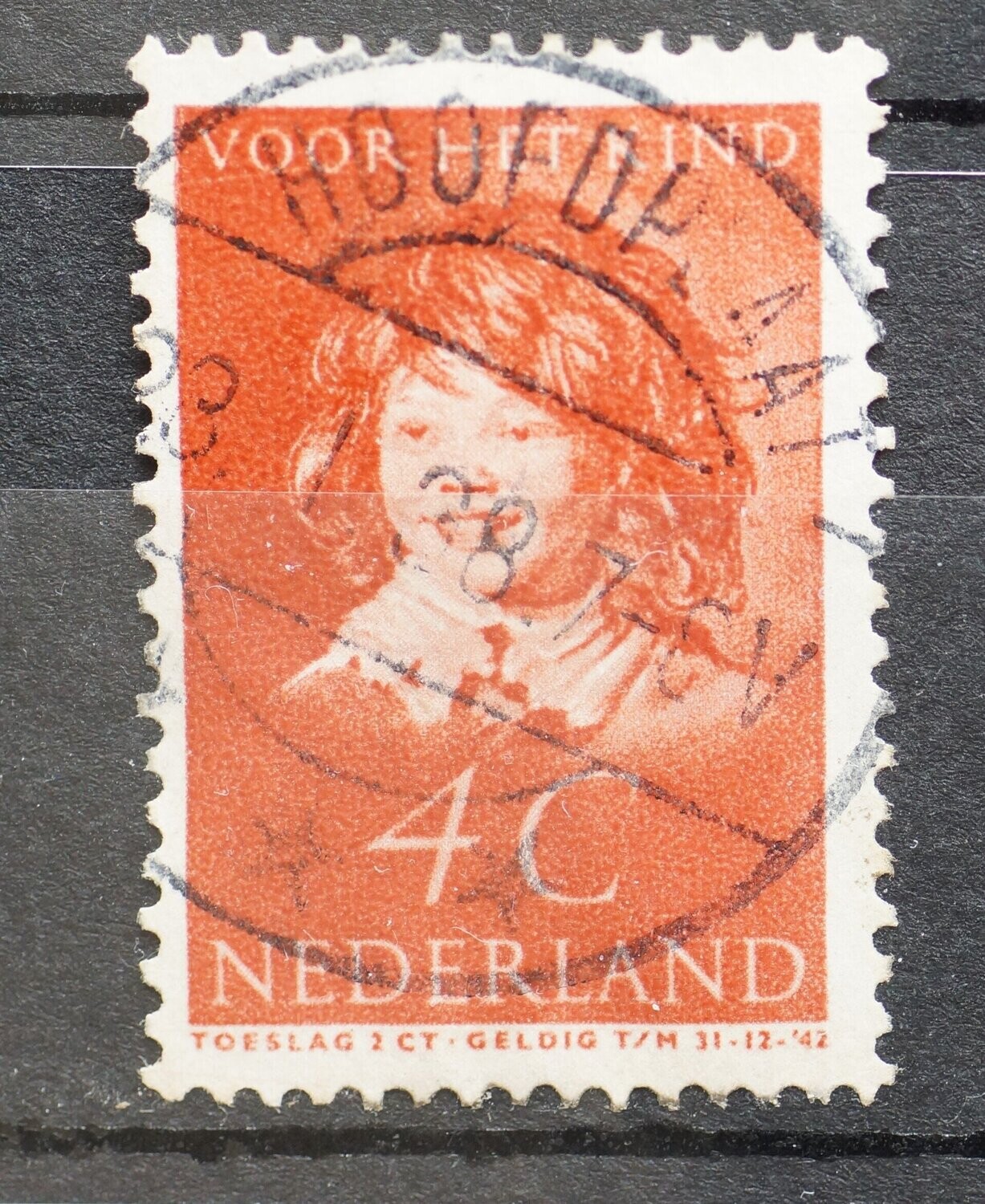 Hoofdplaat op NVPH 302 Hoofdplaat op NVPH 302