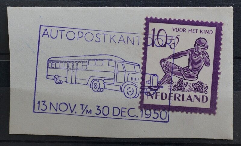 Autopostkantoorstempel op NVPH 566