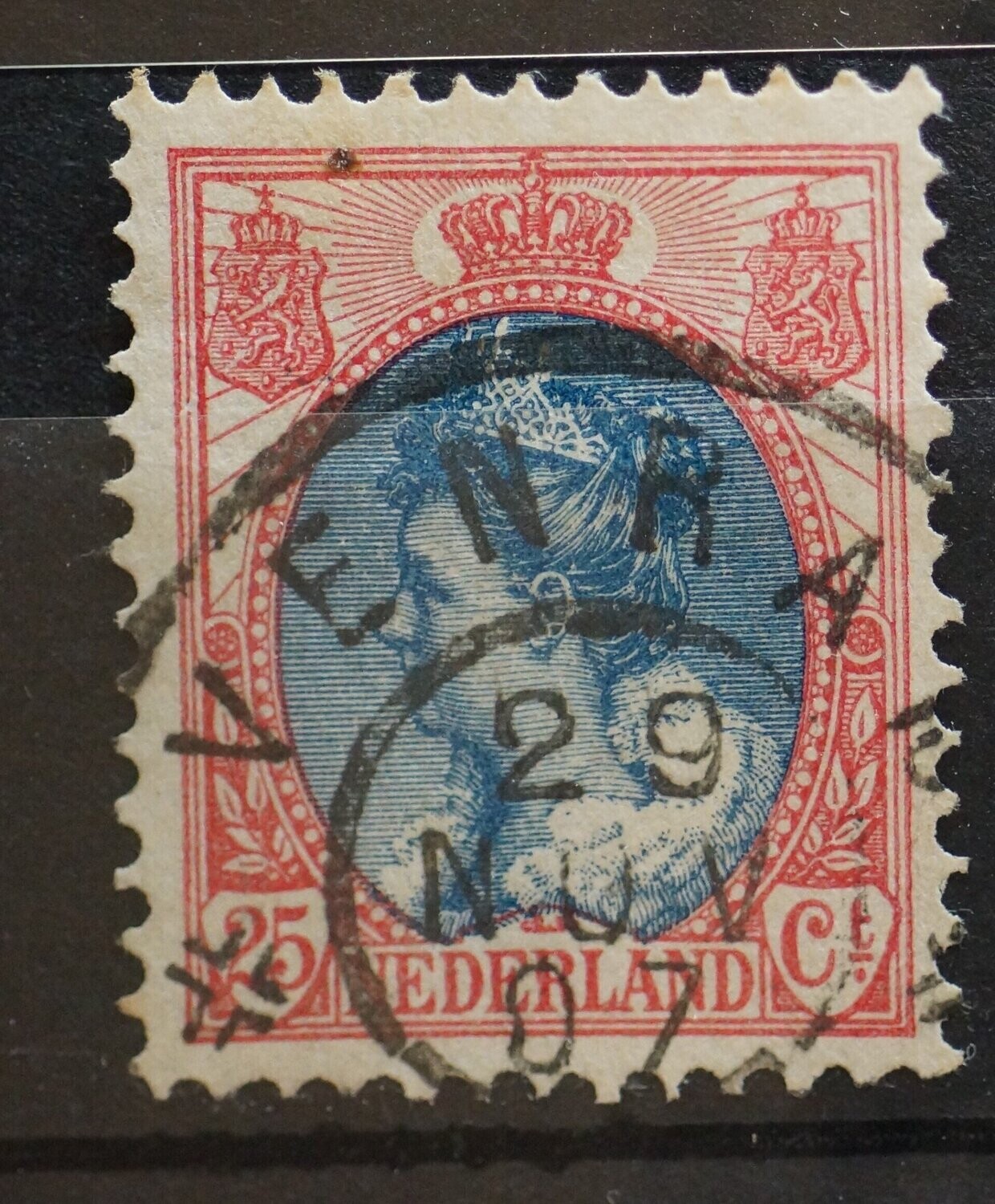 Venraij op NVPH 71 - plaatfout