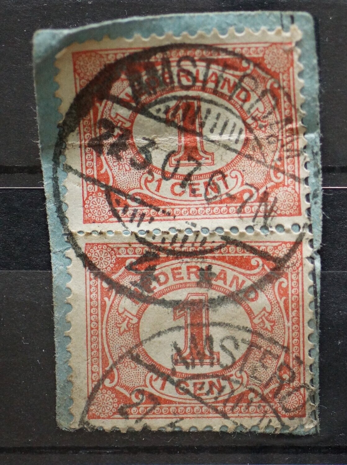Amsterdam 4 op NVPH 51 (paar)