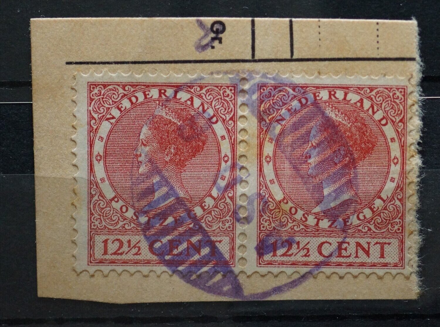 ASD 6 (Amsterdam Haarlemmerdijk) op NVPH 154 (paar)