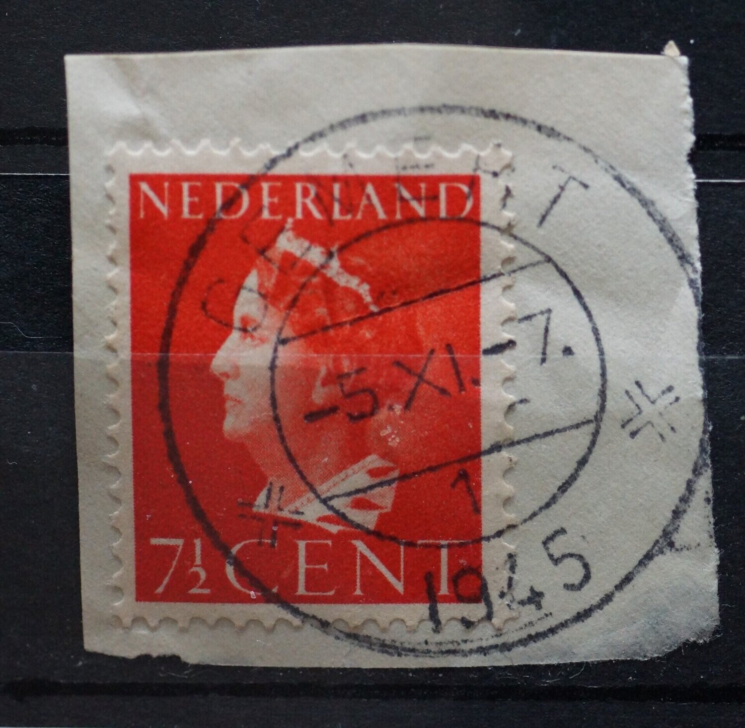 Gemert 1 op NVPH 334 - open 4 van 1945