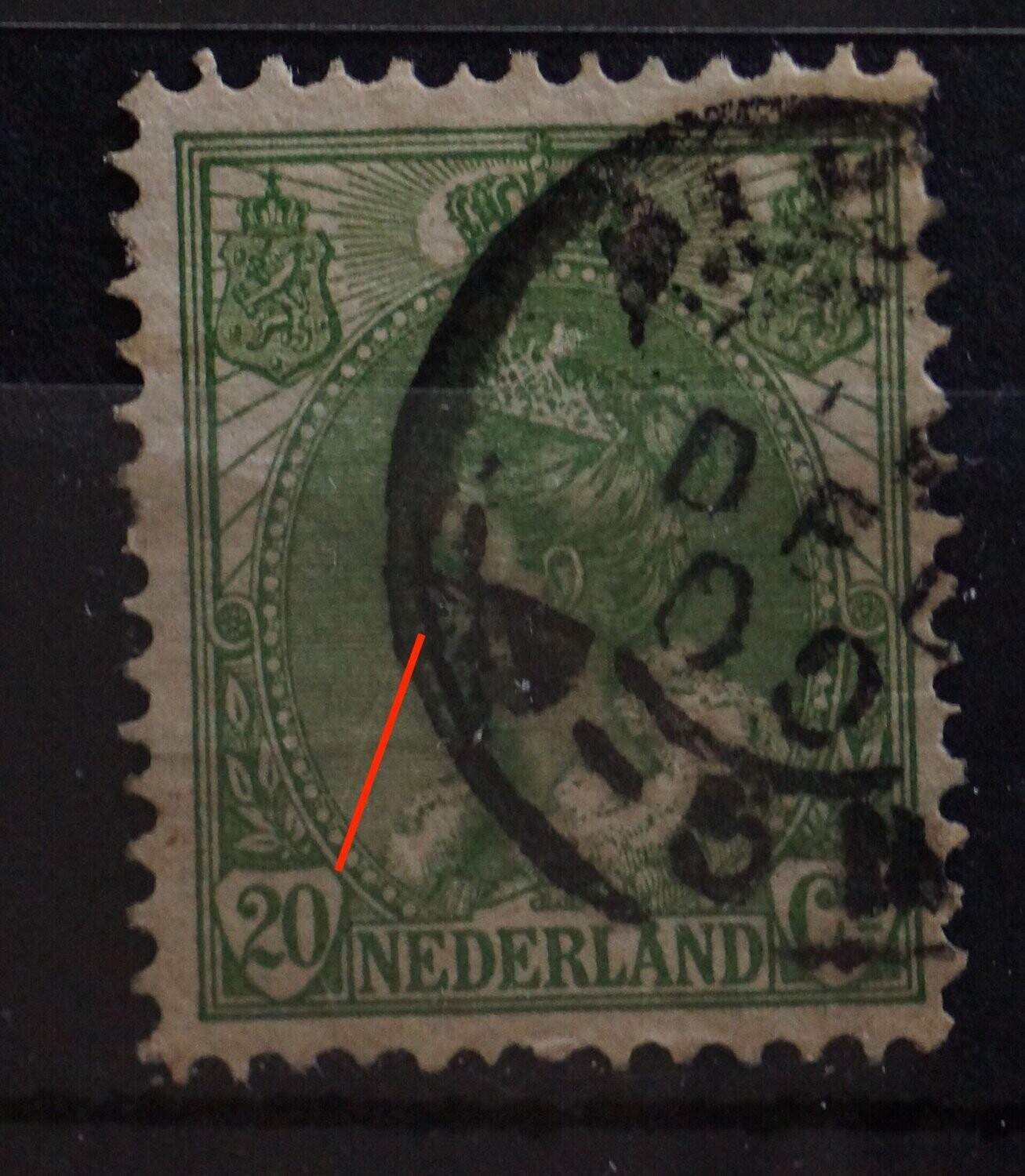 NVPH 68 - diagonale graveerkras