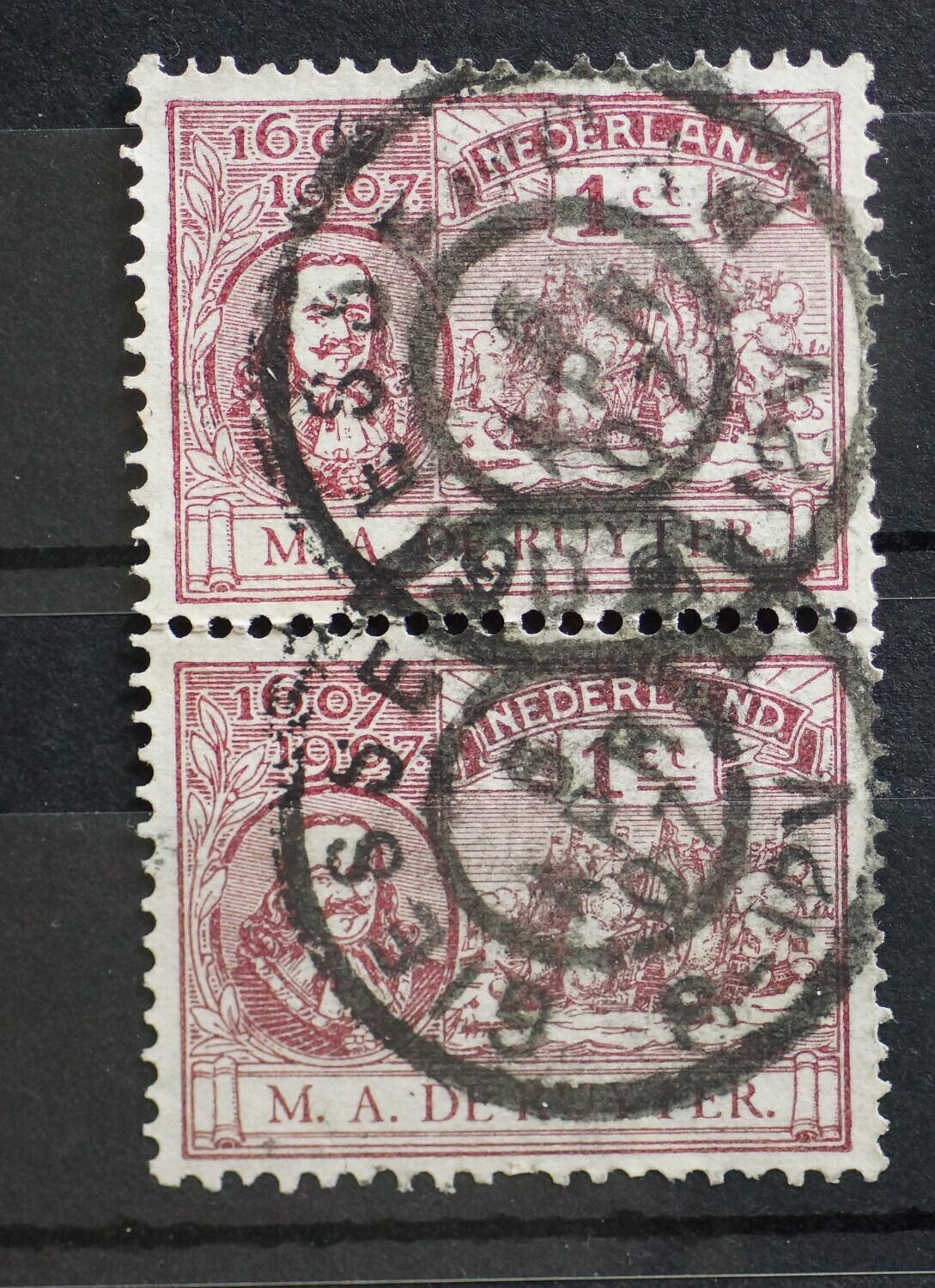 Giessendam op NVPH 88 (paar) - plaatfout