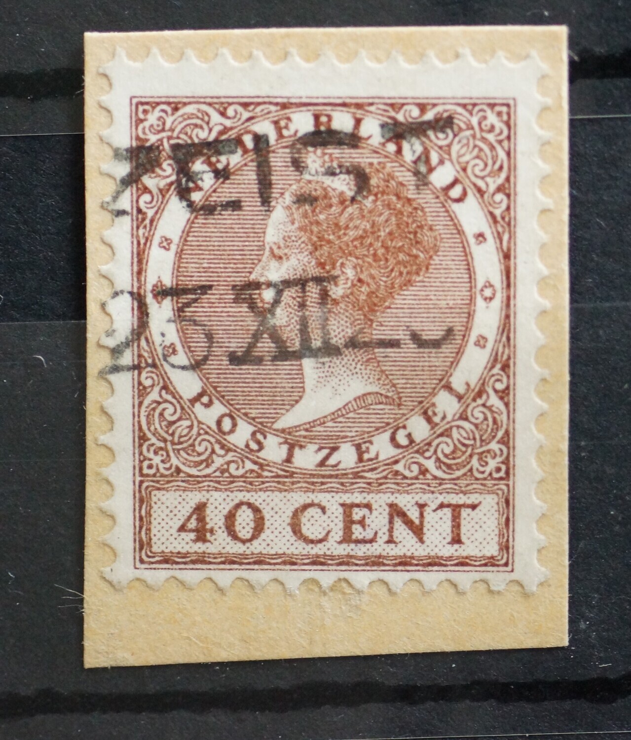 Zeist (met datum) op NVPH 196