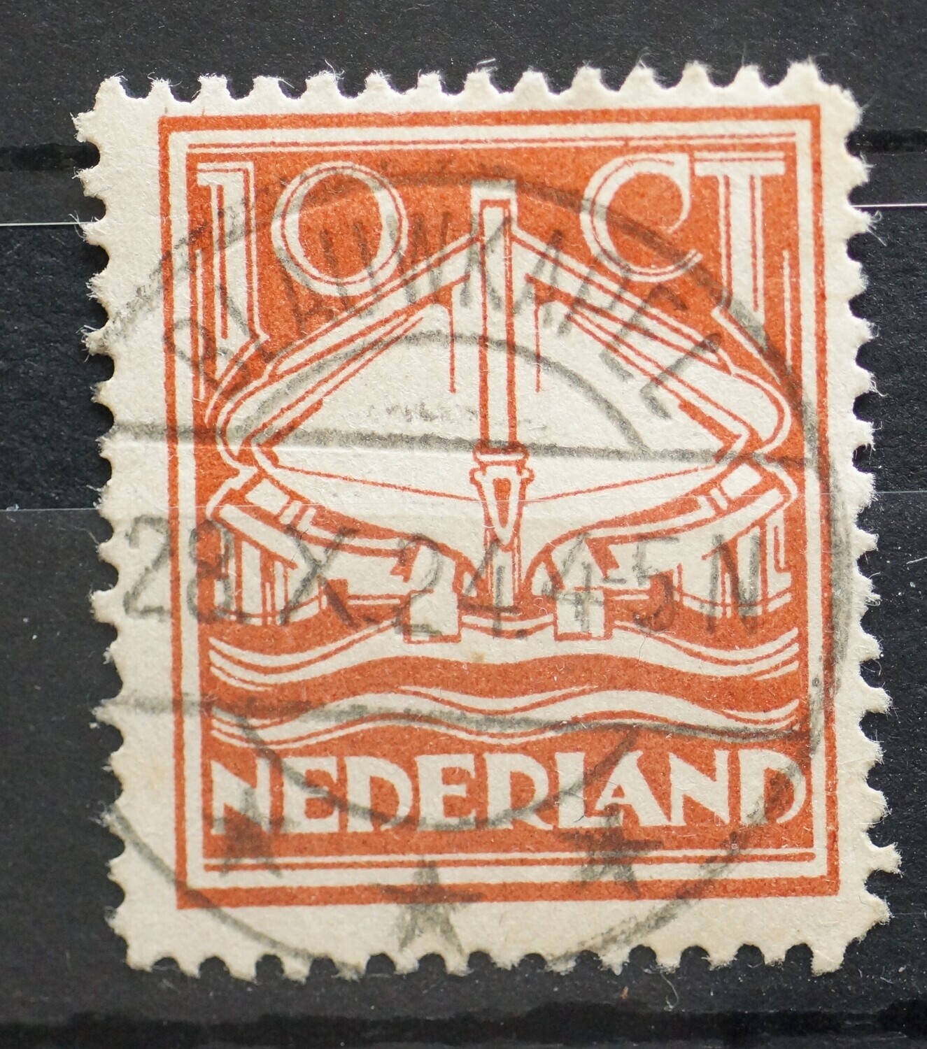 Blauwkapel op NVPH 140 - schaars