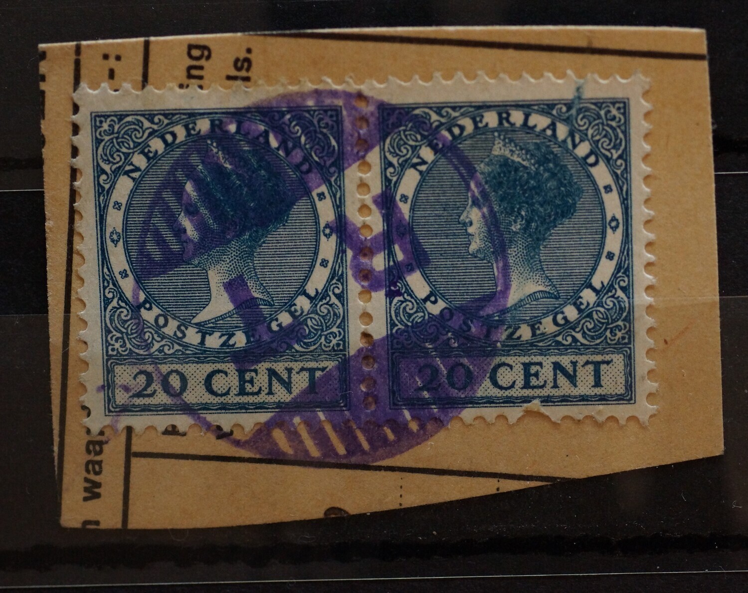 RT (Rotterdam) op NVPH 161 (paar) RT (Rotterdam) op NVPH 161 (paar)