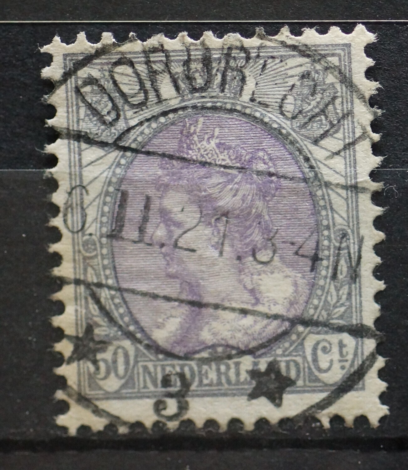 Dordrecht 3 op NVPH 75 Dordrecht 3 op NVPH 75