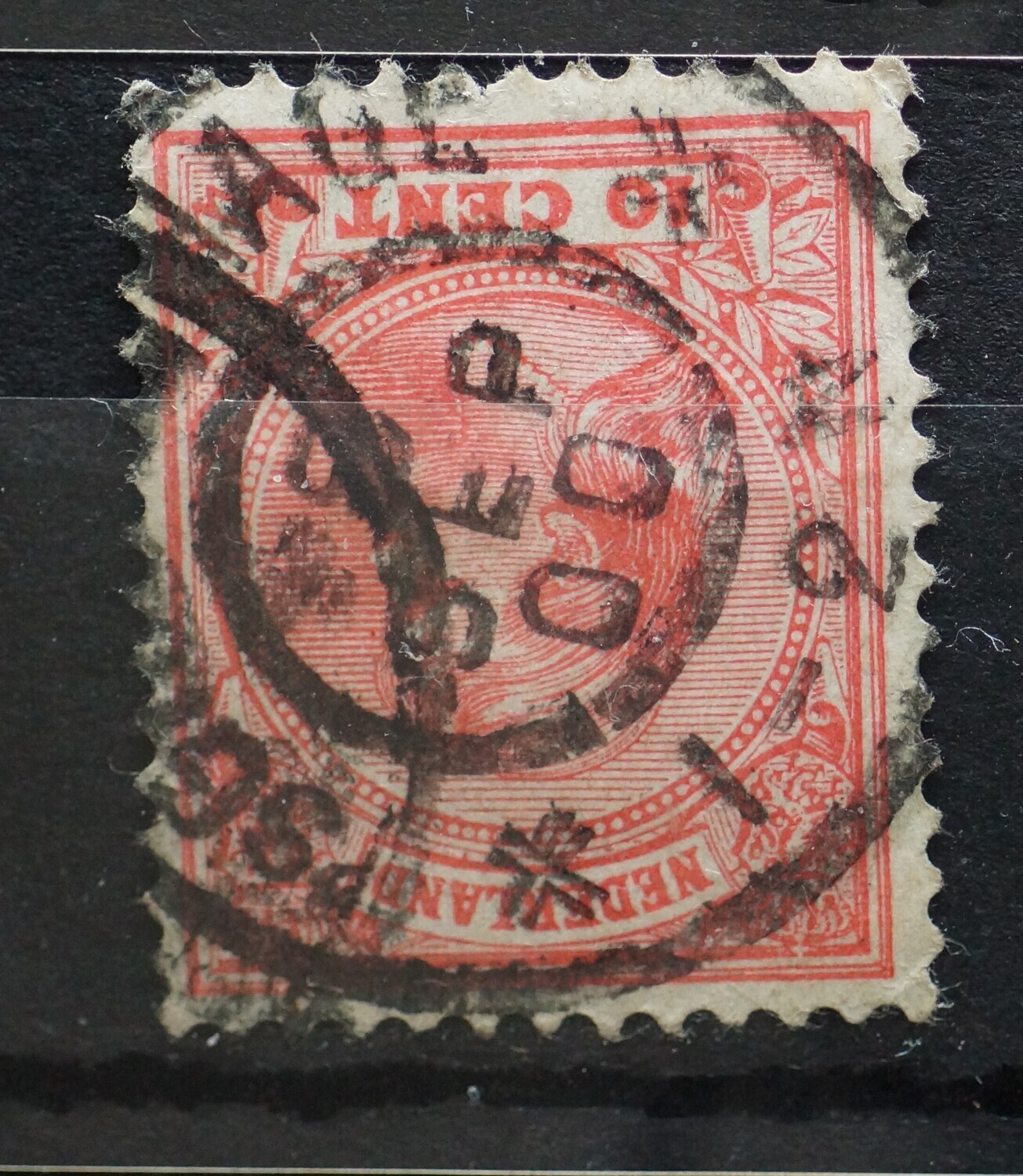 Verkeerd gebruik zegel: gebruikt na einde geldigheid (9 september 1900)
