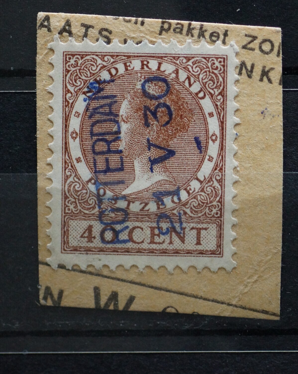 Rotterdam met datum op NVPH 196