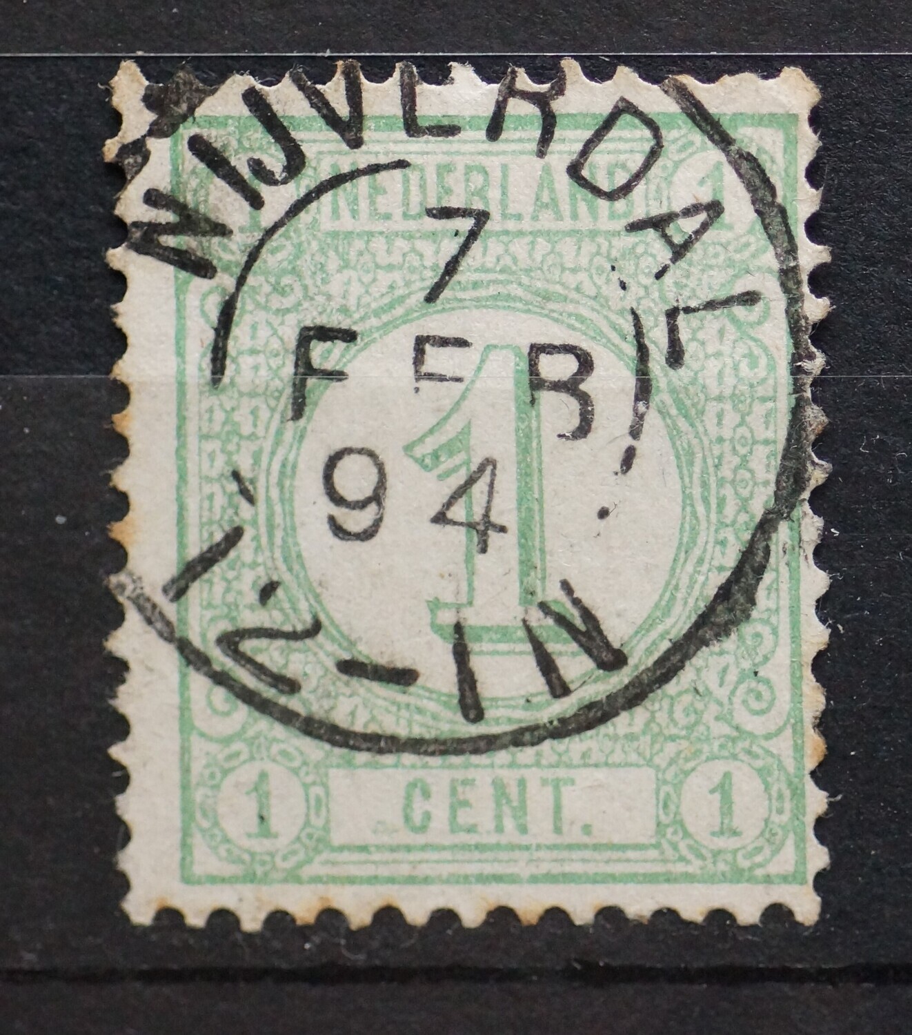 Nijverdal (HPK met postkantoorkarakters) op NVPH 31 Nijverdal (HPK met postkantoorkarakters) op NVPH 31