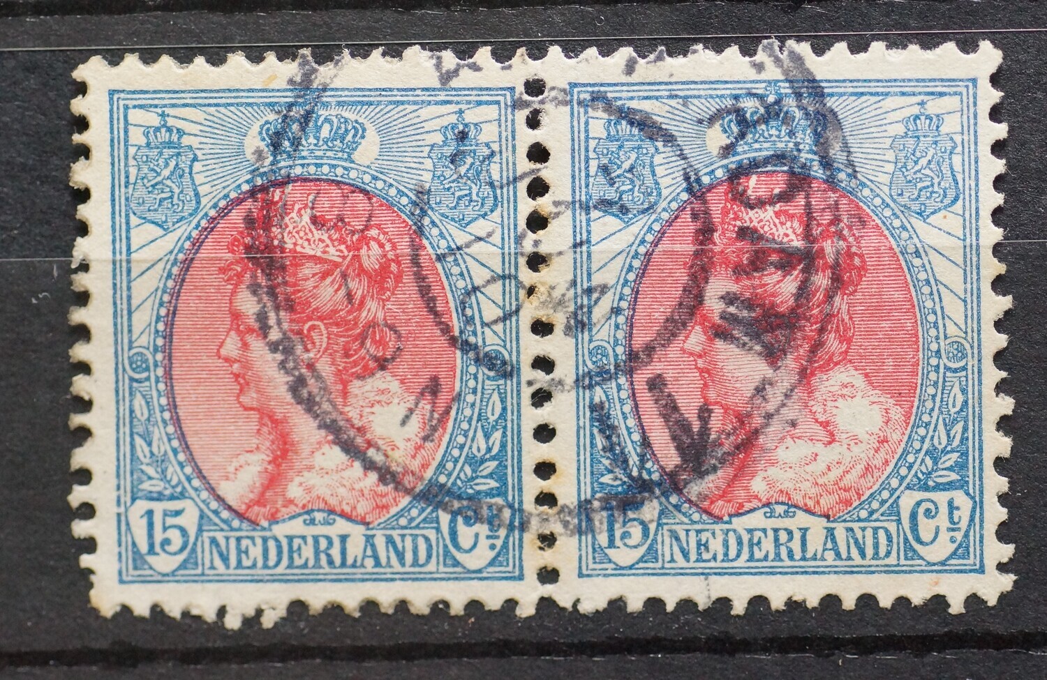 Amsterdam 11 op NVPH 65 (paar)