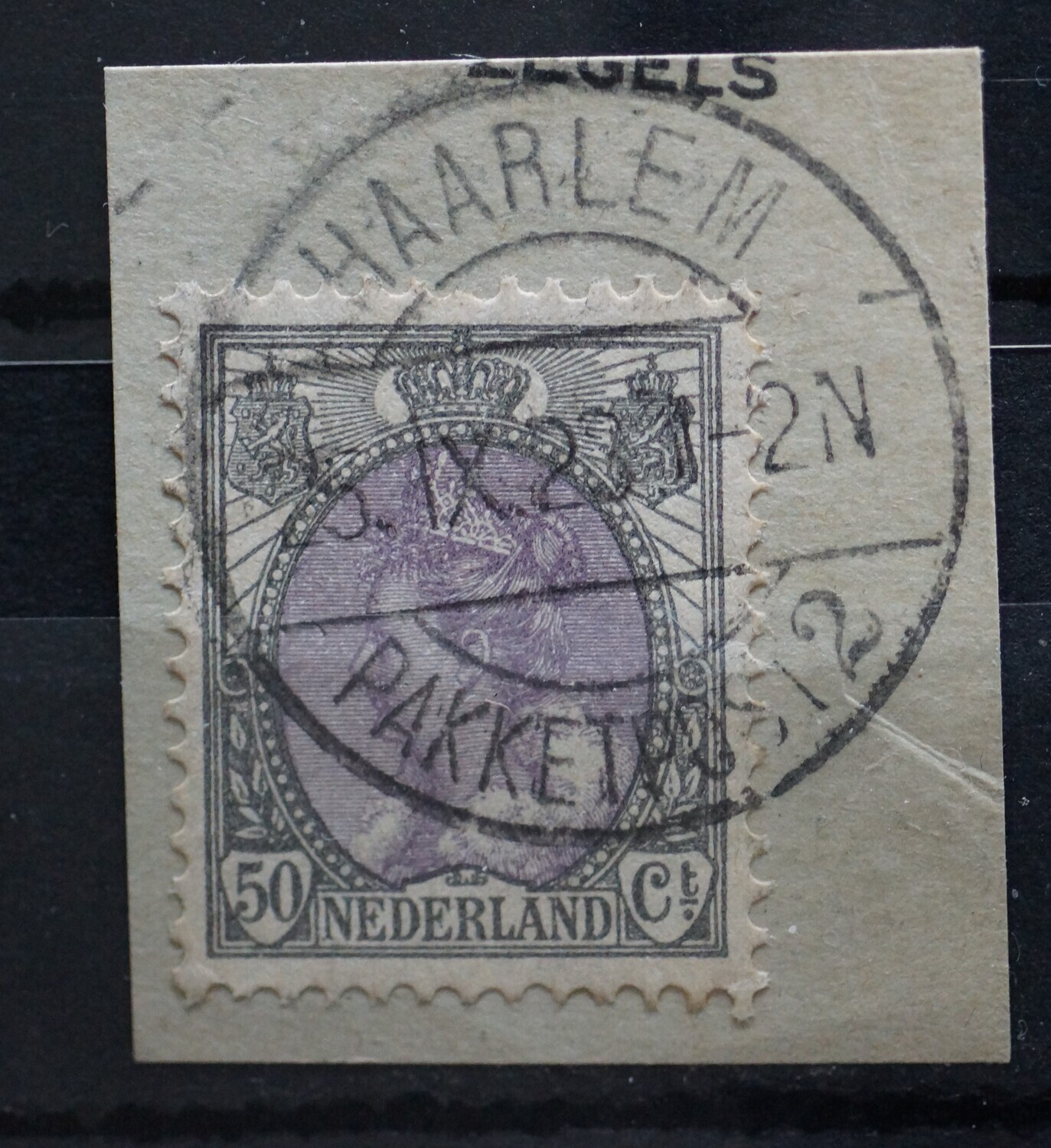 Haarlem Pakketpost 2 op NVPH 75 Haarlem Pakketpost 2 op NVPH 75