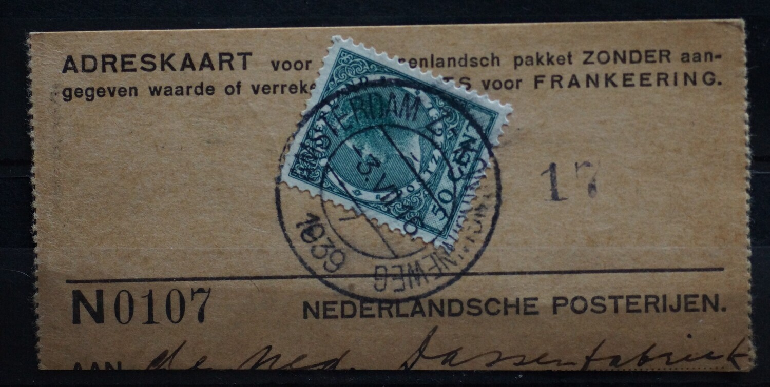 Amsterdam Z. - Koninginneweg 7 op NVPH 197