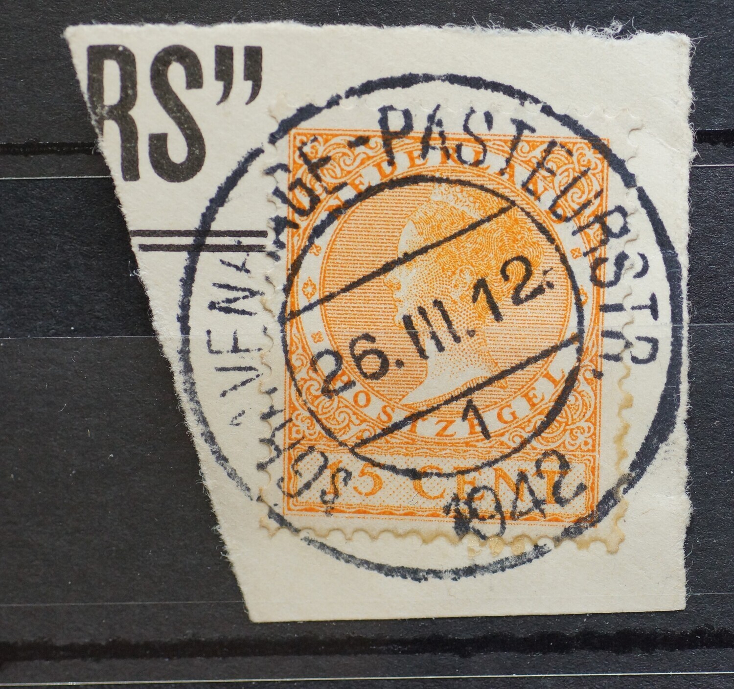 sGravenhage-Pasteurstr. 1 op NVPH 187