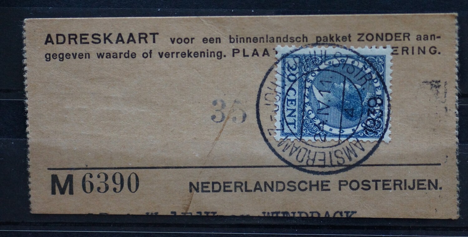 Amsterdam-Joh. Verhulststr. 4 op NVPH 188