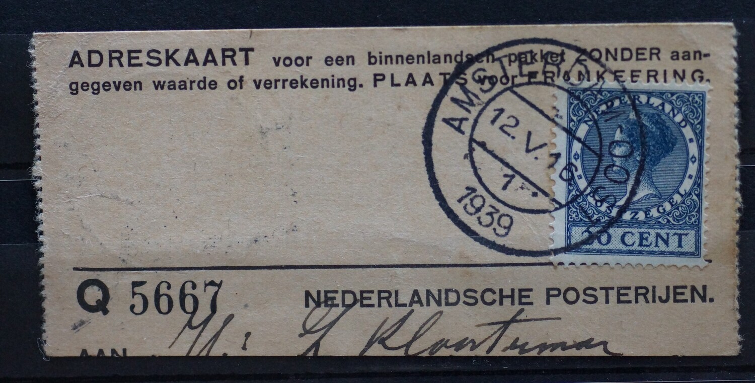 Amsterdam-Oost 1 op NVPH 188