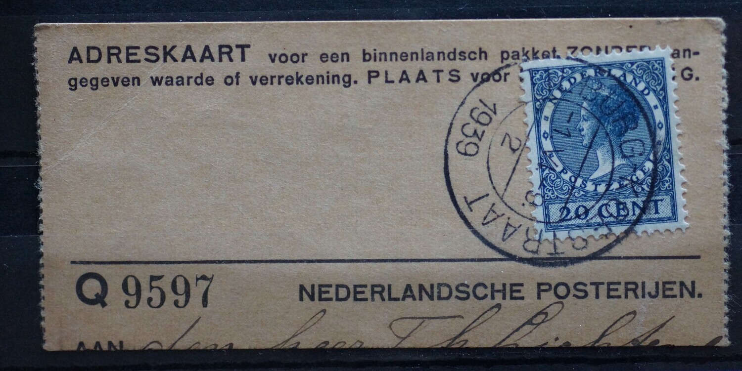 Tilburg-Koestraat 2 op NVPH 188 Tilburg-Koestraat 2 op NVPH 188