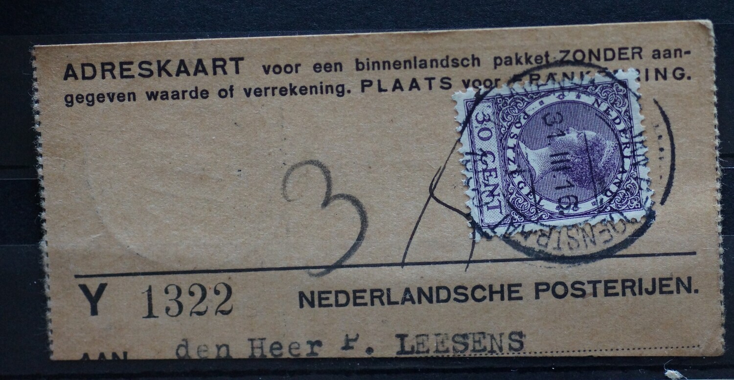 sGravenhage-Jan Pz Coenstraat 1 op NVPH 194