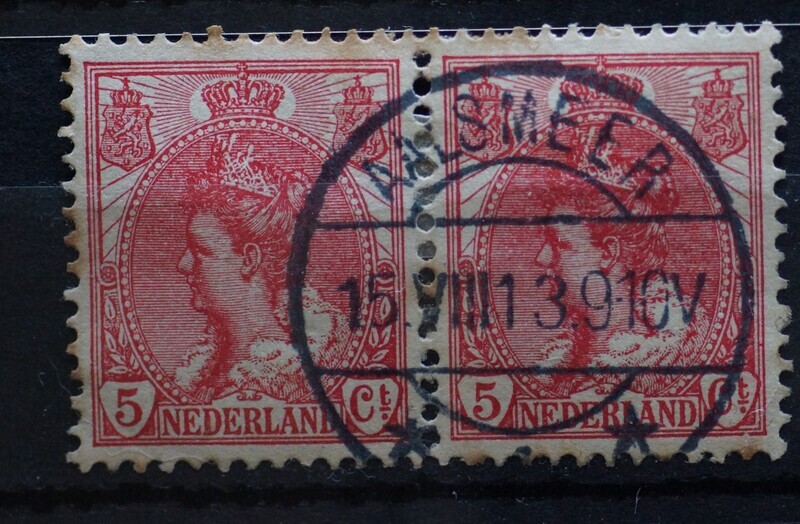 Aalsmeer 1 op NVPH 60 (paar) Aalsmeer 1 op NVPH 60 (paar)