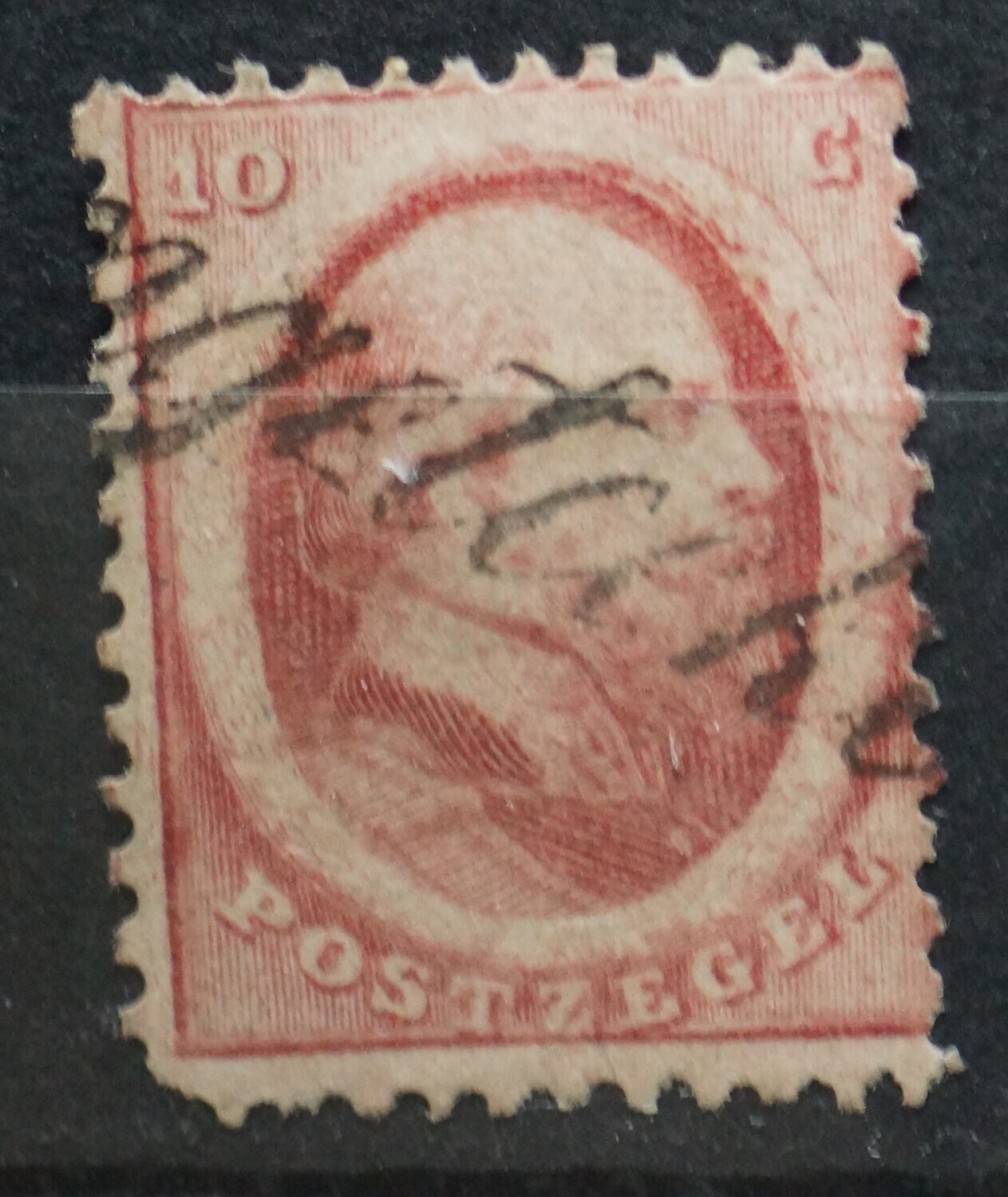 Aangeteekend (cursief) op NVPH 5 Aangeteekend (cursief) op NVPH 5