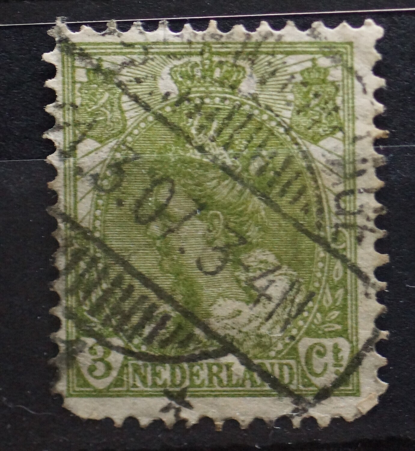 sGravenhage 1 op NVPH 57 sGravenhage 1 op NVPH 57