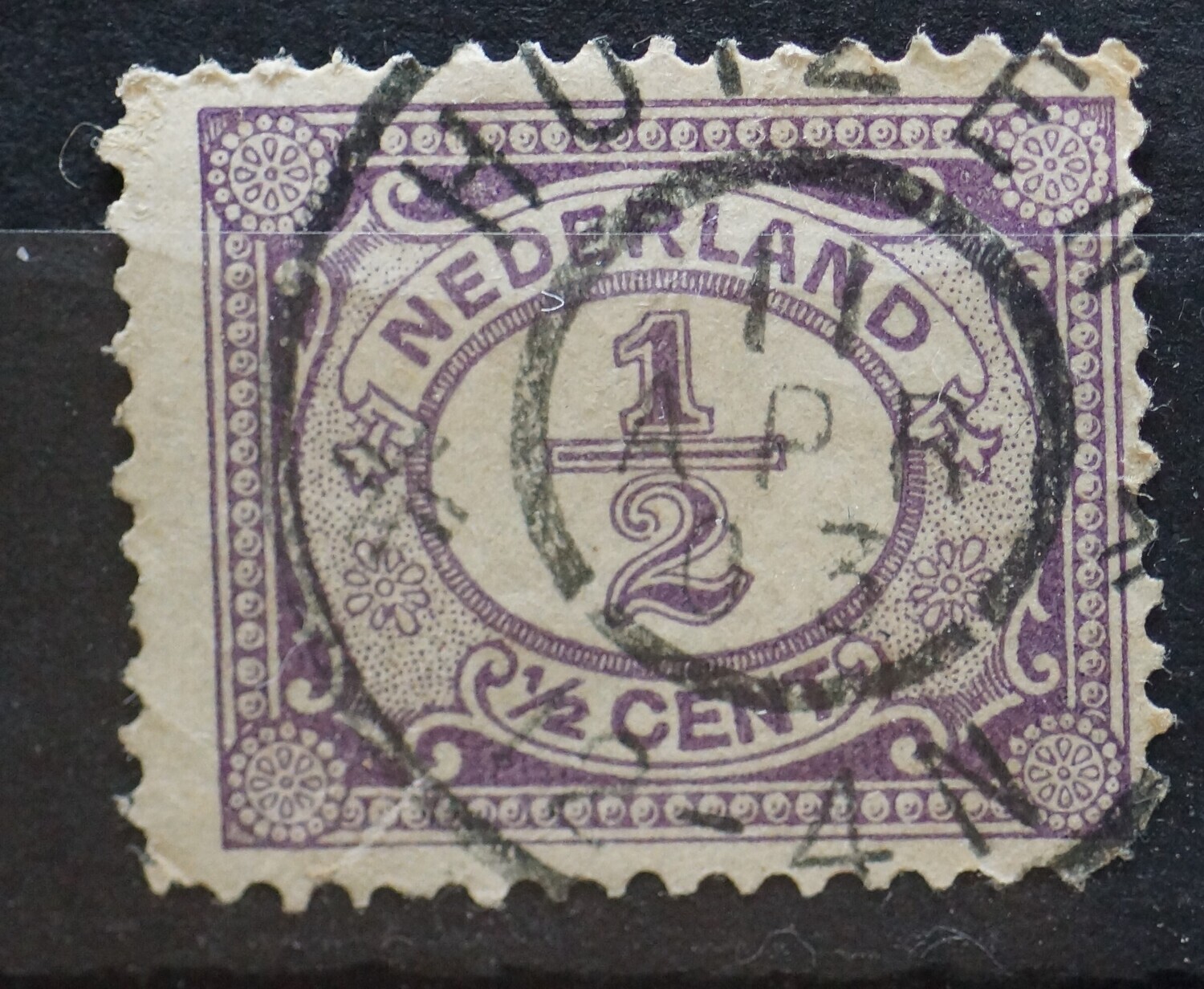 Huizen (HPK) op NVPH 50 (fraai)