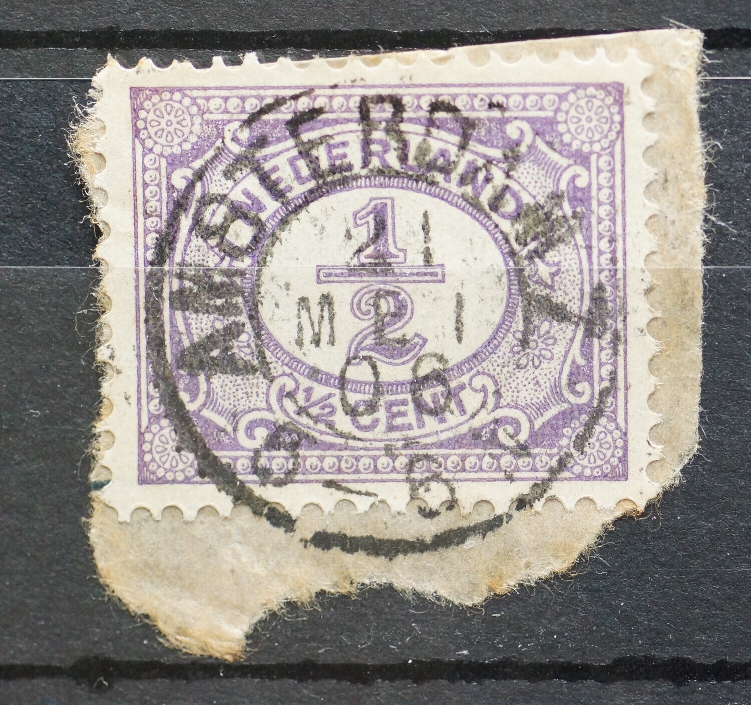 Amsterdam 7 op NVPH 50 (voorafstempeling?)