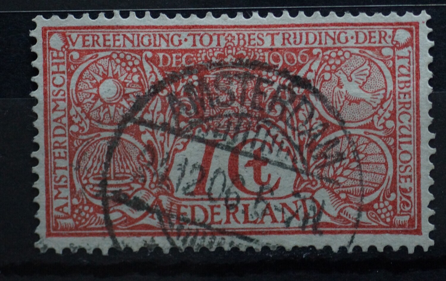 Amsterdam op NVPH 84 (24-12-1906) Amsterdam op NVPH 84 (24-12-1906)