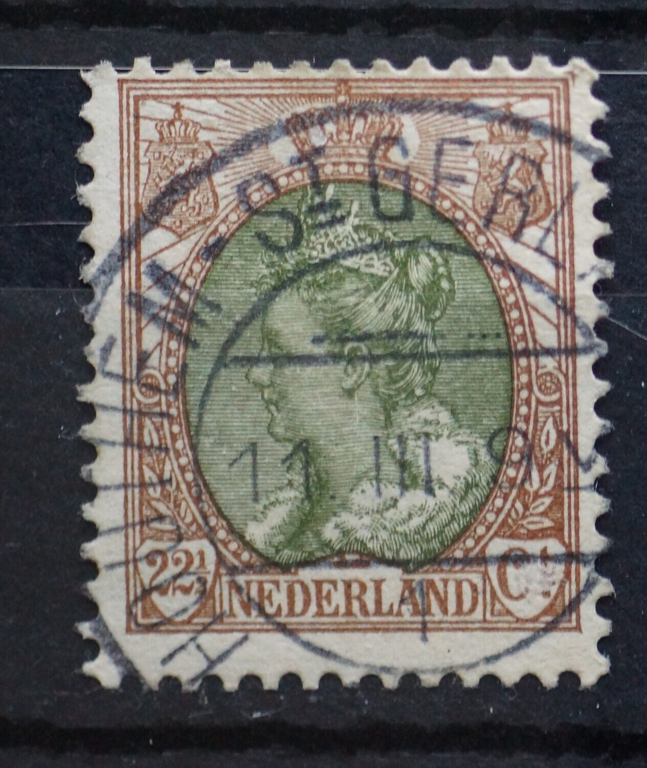 Houthem-St. Gerlach (Lb.) 1 (12 u karakter) op NVPH 70 Houthem-St. Gerlach (Lb.) 1 (12 u karakter) op NVPH 70