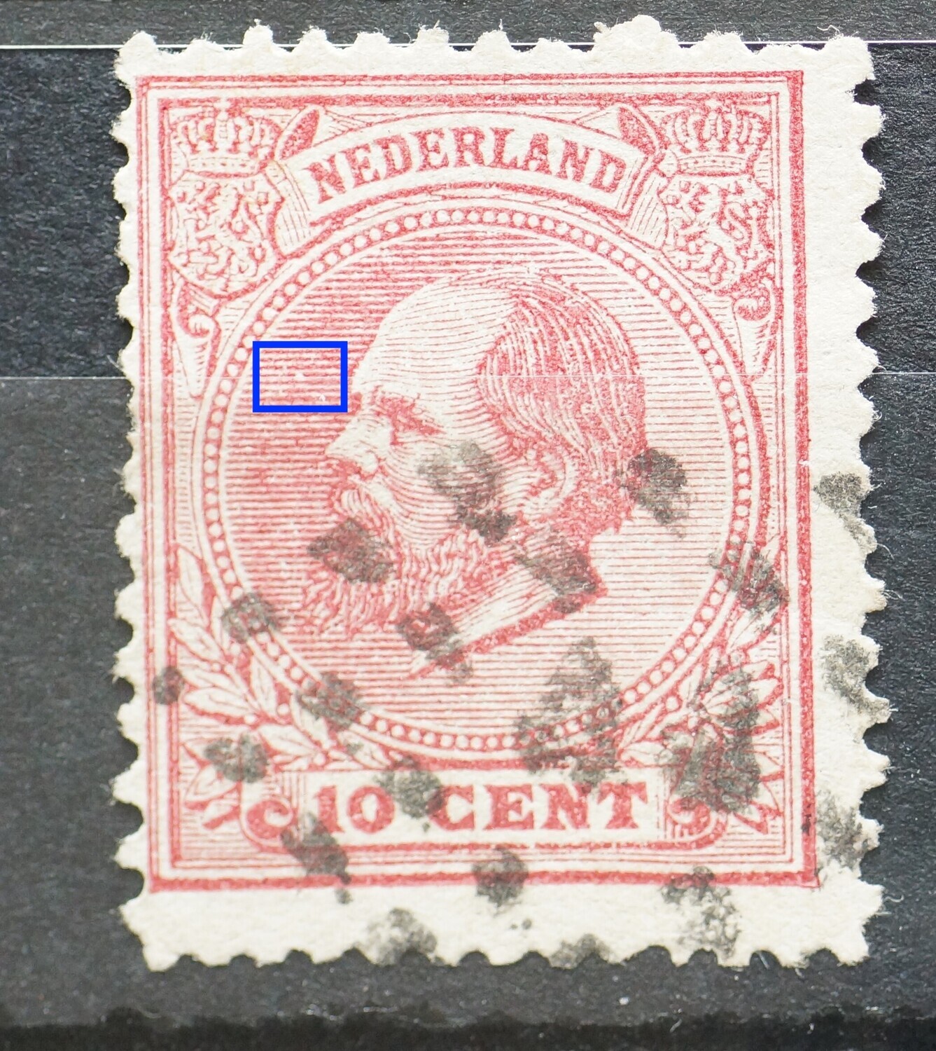 NVPH 21 - breuk in arcering voor het hoofd NVPH 21 - breuk in arcering voor het hoofd