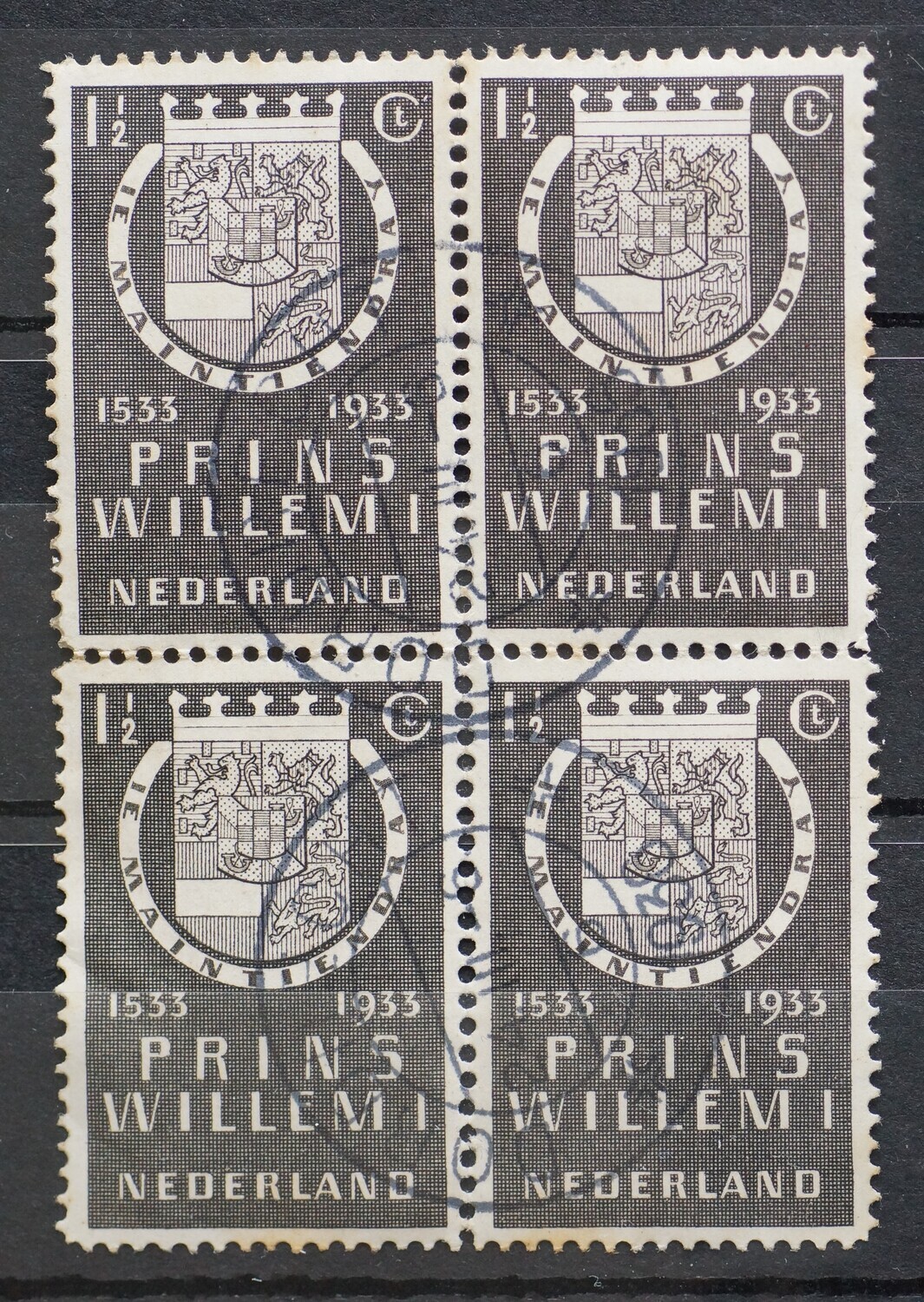 Dordrecht 6 op NVPH 252 (blok)