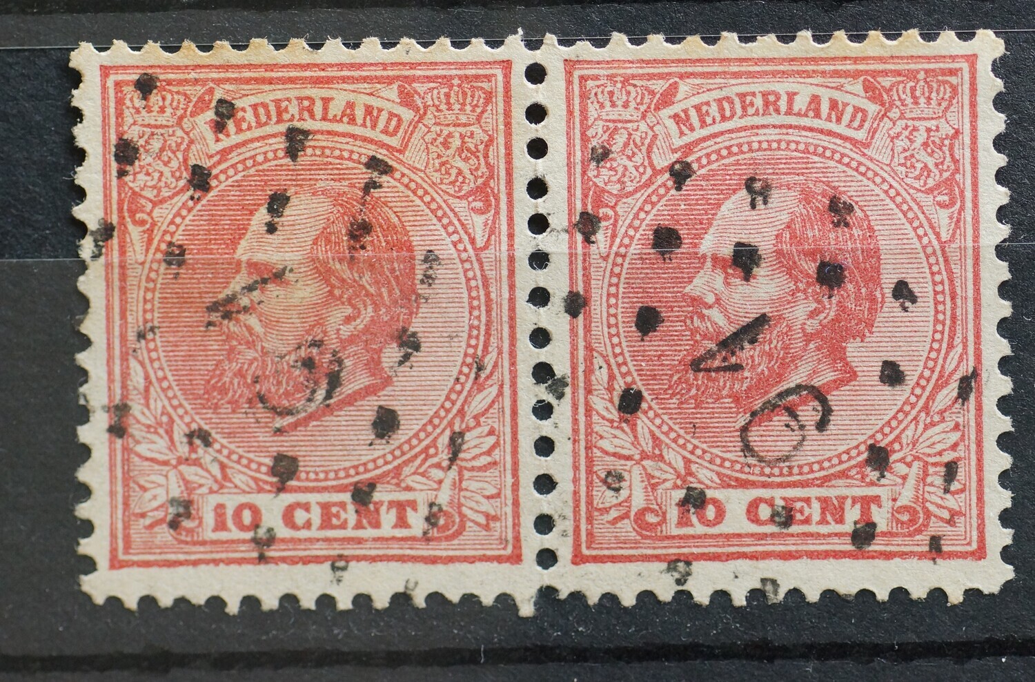 91 (Rotterdam) op NVPH 21 (paar)