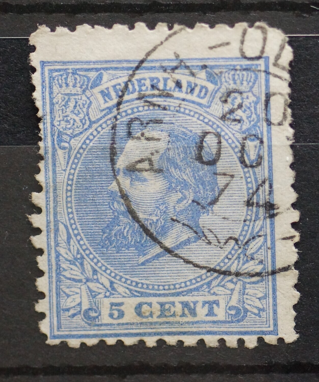 Takjestempel traject Arnh:-Oldenz: op NVPH 19
