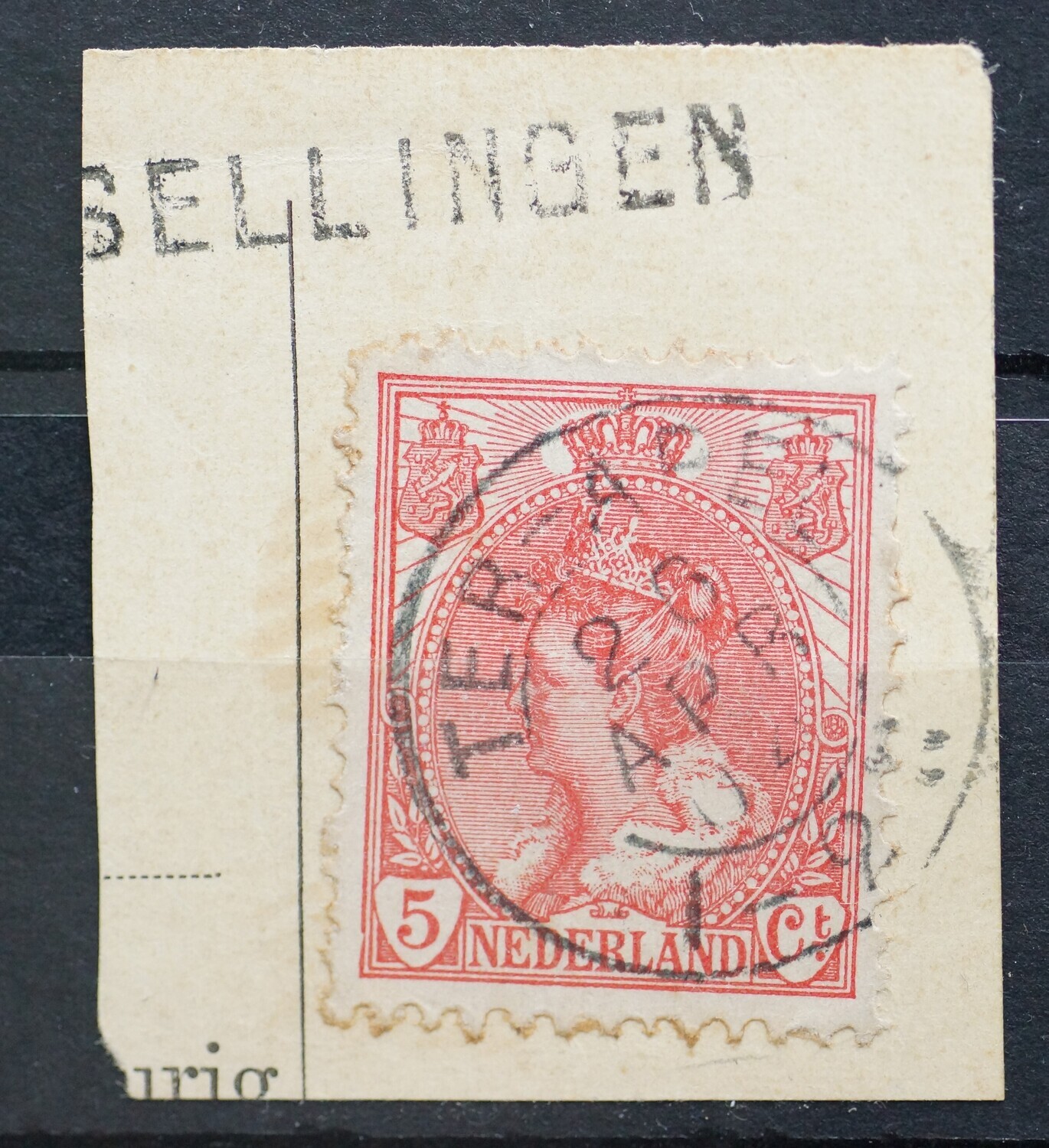 Ter-Apel op NVPH 60 tevens kantoornaamstempel Sellingen