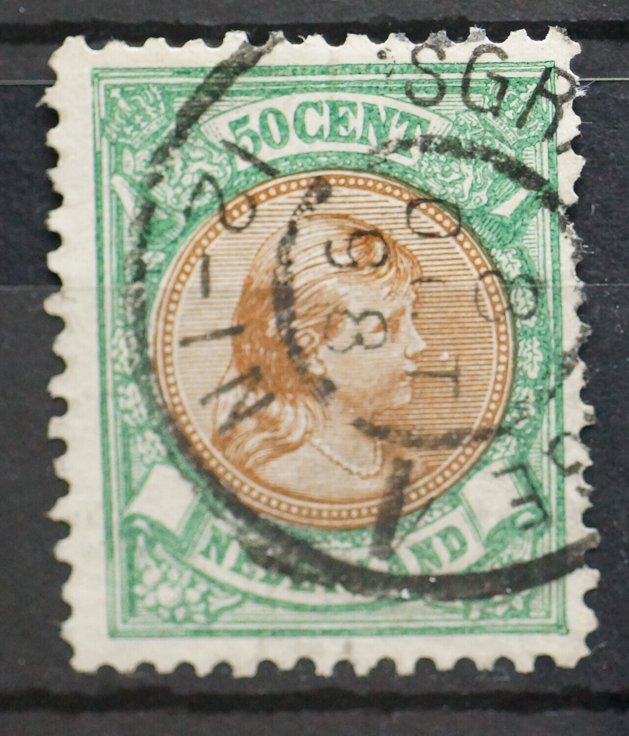 sGravenhage 1 op NVPH 45 sGravenhage 1 op NVPH 45