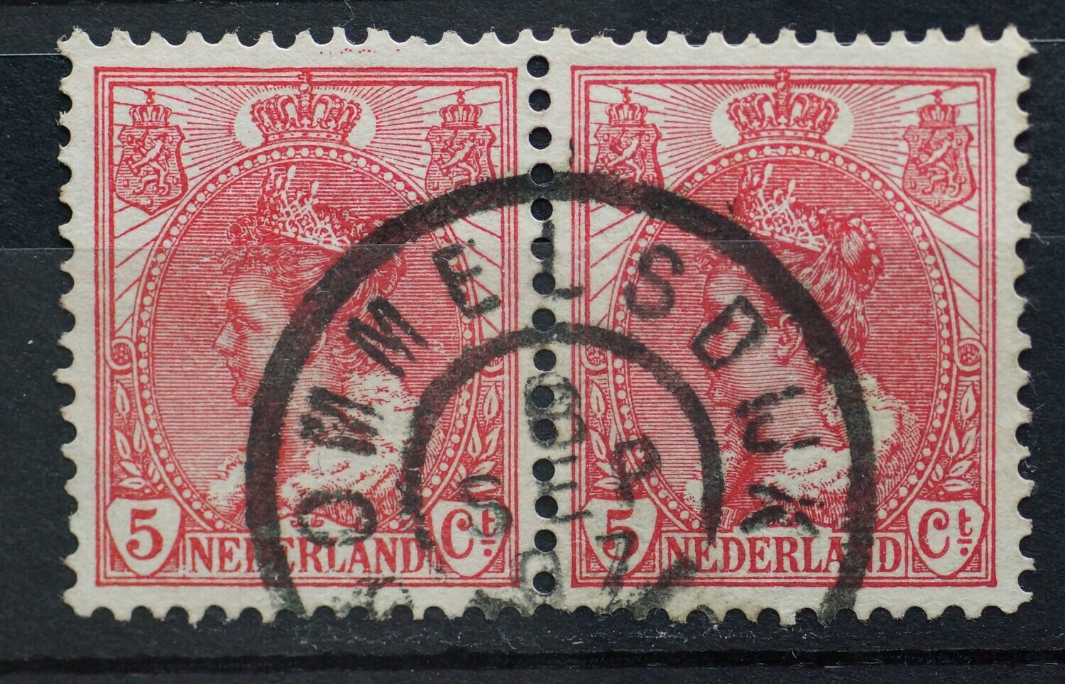 Sommeldsdijk op NVPH 60 (paar)